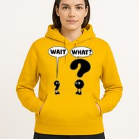 Funny Wait What Comma Question Mark Comic Hoodie