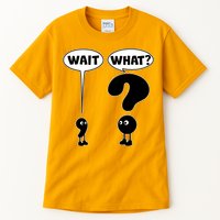 Funny Wait What Comma Question Mark Comic Tall T-Shirt