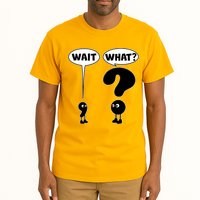 Funny Wait What Comma Question Mark Comic Tall T-Shirt
