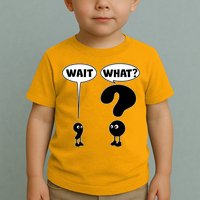 Funny Wait What Comma Question Mark Comic Toddler T-Shirt