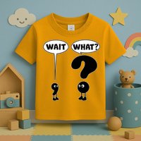 Funny Wait What Comma Question Mark Comic Toddler T-Shirt