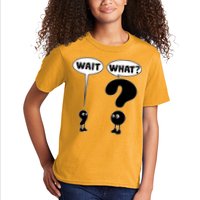 Funny Wait What Comma Question Mark Comic Kids T-Shirt