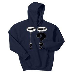 Funny Wait What Comma Question Mark Comic Kids Hoodie