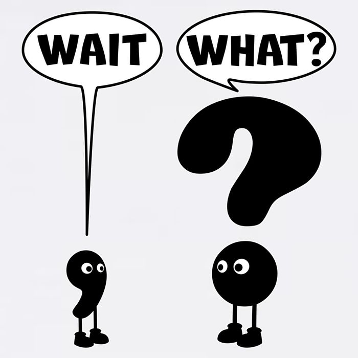 Funny Wait What Comma Question Mark Comic Garment-Dyed Sweatshirt