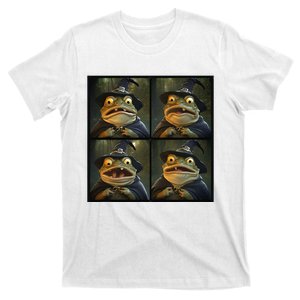 Frog Wearing Witch Hat Halloween T-Shirt