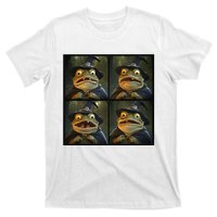 Frog Wearing Witch Hat Halloween T-Shirt