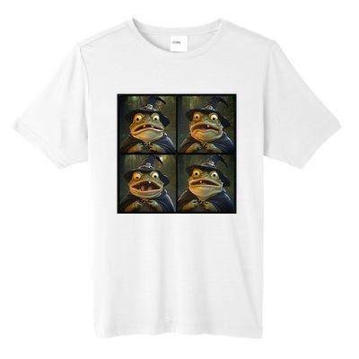 Frog Wearing Witch Hat Halloween Tall Fusion ChromaSoft Performance T-Shirt