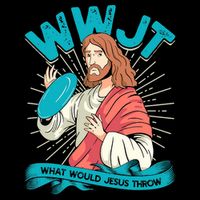 Funny WWJT What Would Jesus Throw Frisbee Disc Golf Sport Sweatshirt