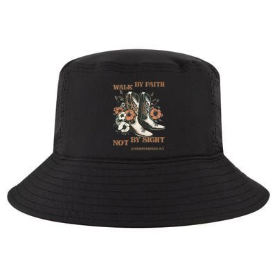 Faith We Walk By Faith Not By Sight Christian Cool Comfort Performance Bucket Hat