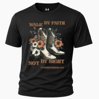 Faith We Walk By Faith Not By Sight Christian Cooling Performance Crew T-Shirt