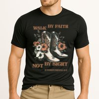 Faith We Walk By Faith Not By Sight Christian Cooling Performance Crew T-Shirt