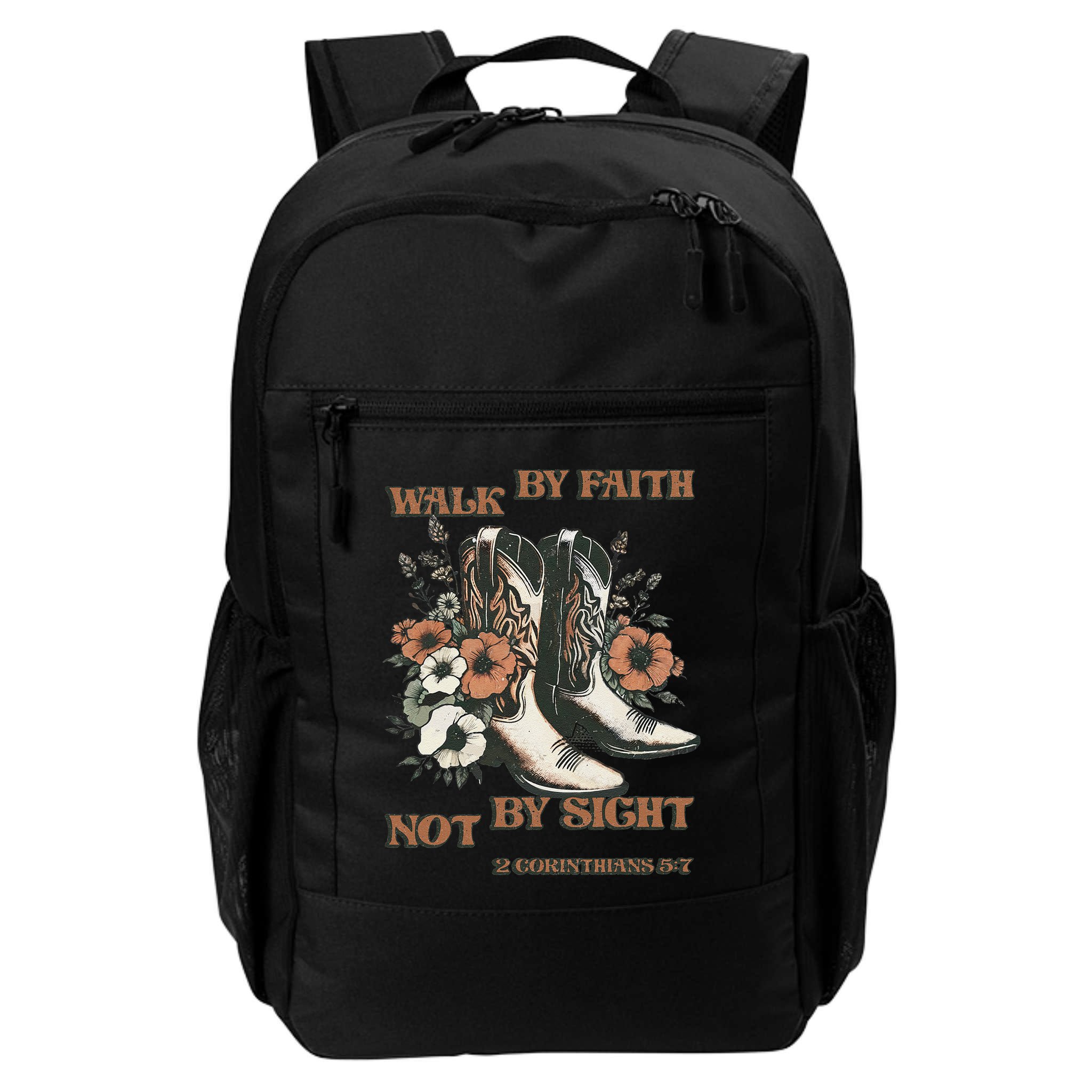 Faith We Walk By Faith Not By Sight Christian Backpack