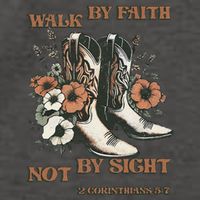 Faith We Walk By Faith Not By Sight Christian Vector Backpack
