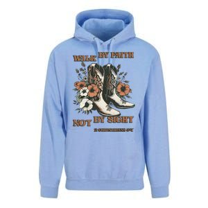 Faith We Walk By Faith Not By Sight Christian Unisex Surf Hoodie