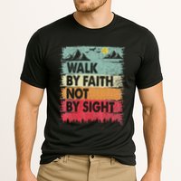 Faith We Walk By Faith Not By Sight Christian Cooling Performance Crew T-Shirt