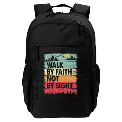 Faith We Walk By Faith Not By Sight Christian Backpack