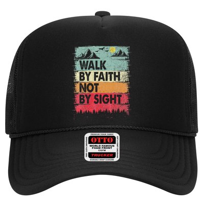 Faith We Walk By Faith Not By Sight Christian Trucker Hat