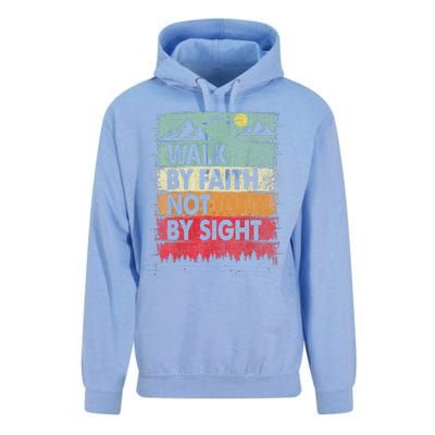 Faith We Walk By Faith Not By Sight Christian Unisex Surf Hoodie