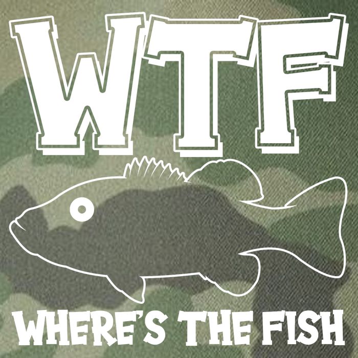 Funny WTF Wheres The Fish Legacy Tie Dye Trucker Hat