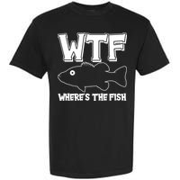 Funny WTF Wheres The Fish Garment-Dyed Heavyweight T-Shirt