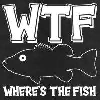 Funny WTF Wheres The Fish 7 Panel Mesh Trucker Snapback Hat