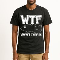 Funny WTF Wheres The Fish Tall T-Shirt
