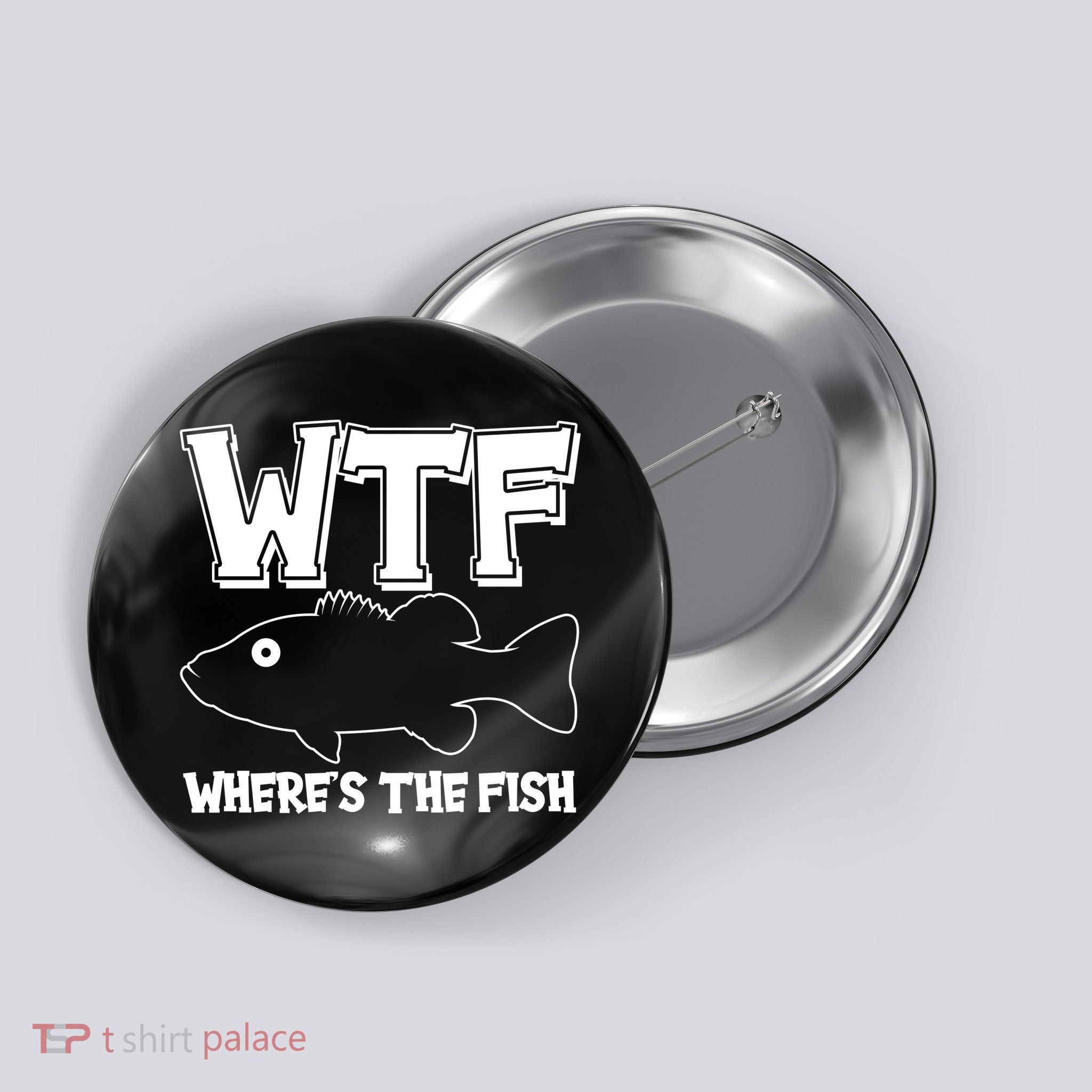 Funny WTF Wheres The Fish Button