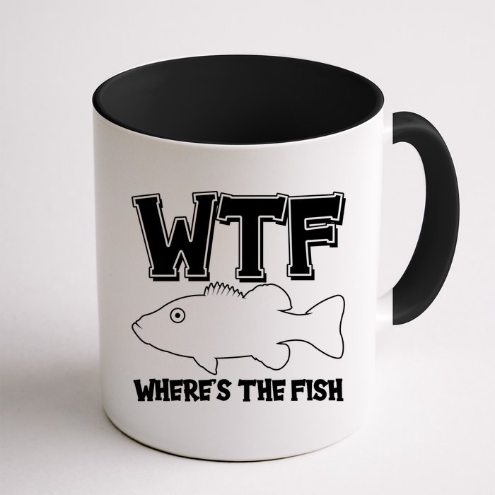 Funny WTF Wheres The Fish Mug