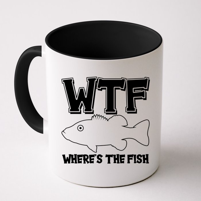 Funny WTF Wheres The Fish Mug