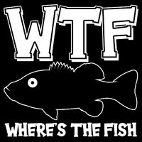 Funny WTF Wheres The Fish Drawstring Bag