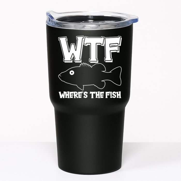 Funny WTF Wheres The Fish Tumbler