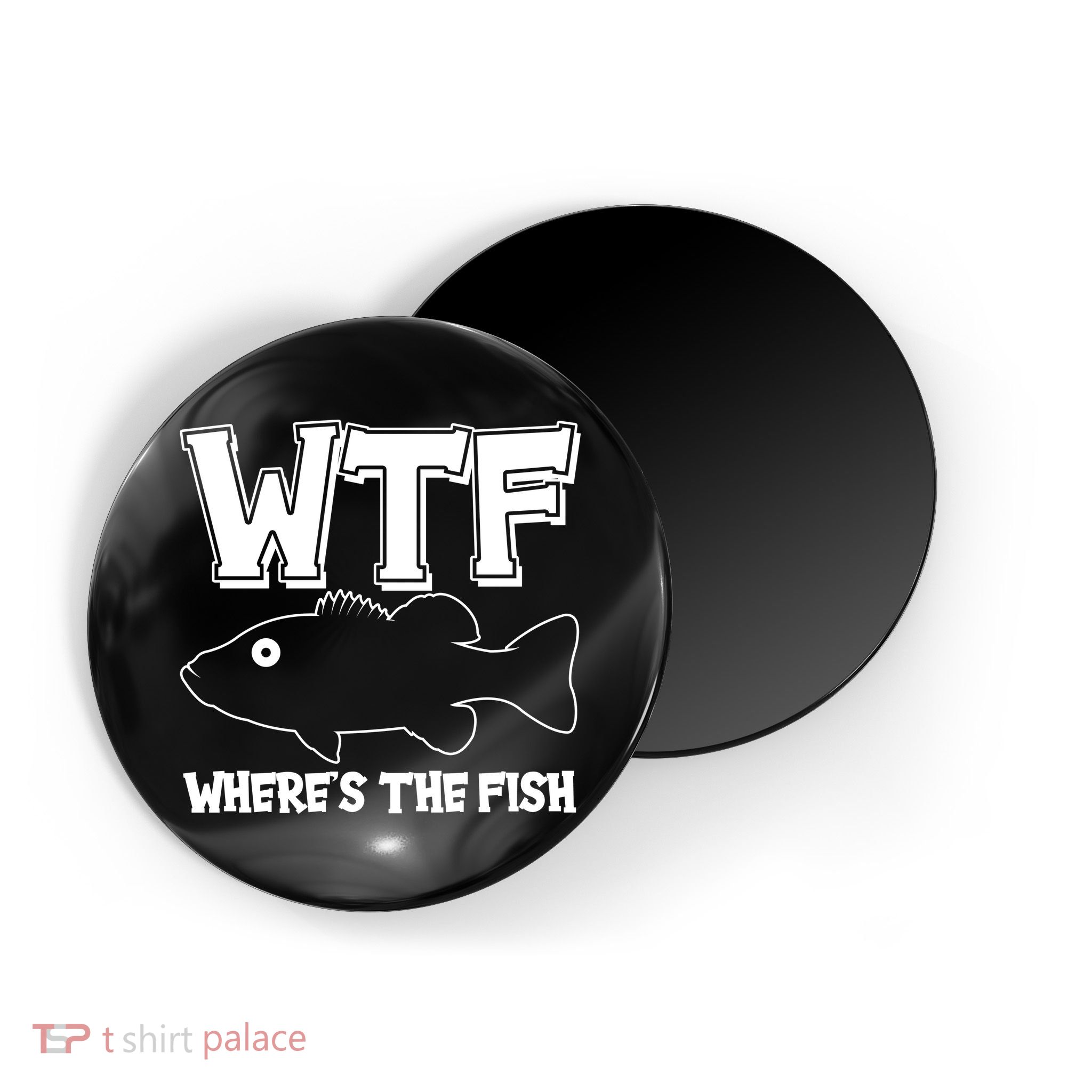 Funny WTF Wheres The Fish Magnet