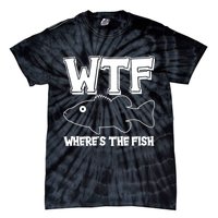 Funny WTF Wheres The Fish Tie-Dye T-Shirt