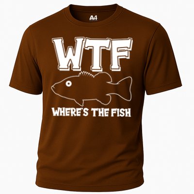 Funny WTF Wheres The Fish Performance Shirt