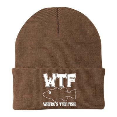 Funny WTF Wheres The Fish Beanie