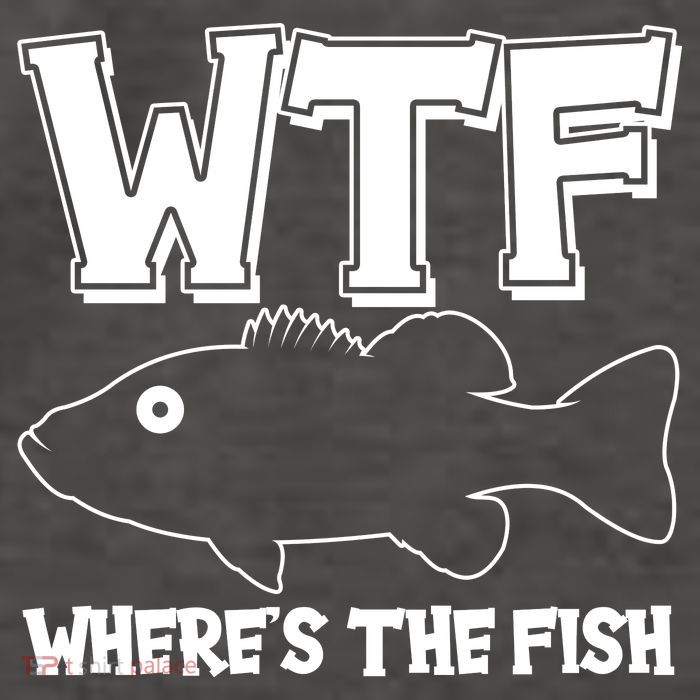 Funny WTF Wheres The Fish Vector Backpack