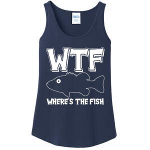 Funny WTF Wheres The Fish Ladies Essential Tank