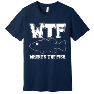 Funny WTF Wheres The Fish Premium T-Shirt