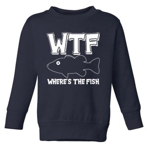 Funny WTF Wheres The Fish Toddler Sweatshirt