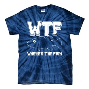 Funny WTF Wheres The Fish Tie-Dye T-Shirt