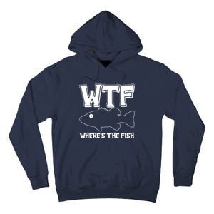 Funny WTF Wheres The Fish Tall Hoodie