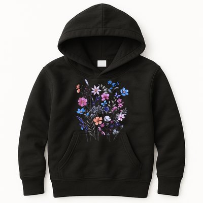 Flowers Women Wildflower Graphic Floral Gardening Kids Hoodie