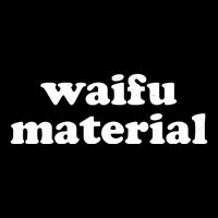 Funny Waifu Wife Material Anime Fan 7-Panel Snapback Hat