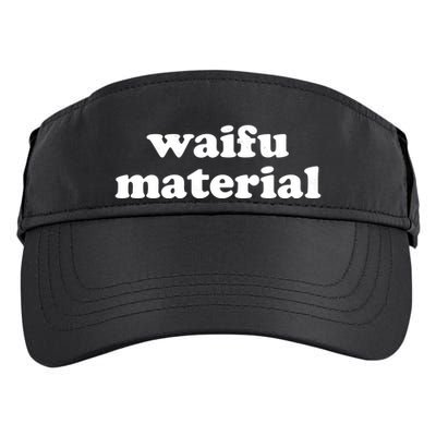 Funny Waifu Wife Material Anime Fan Adult Drive Performance Visor