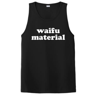 Funny Waifu Wife Material Anime Fan PosiCharge Competitor Tank