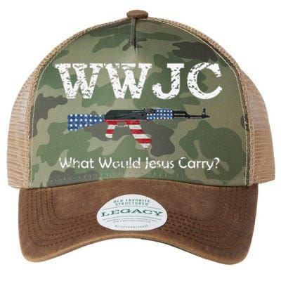 Funny What Would Jesus Carry Pro Gun 2nd Amendment Legacy Tie Dye Trucker Hat