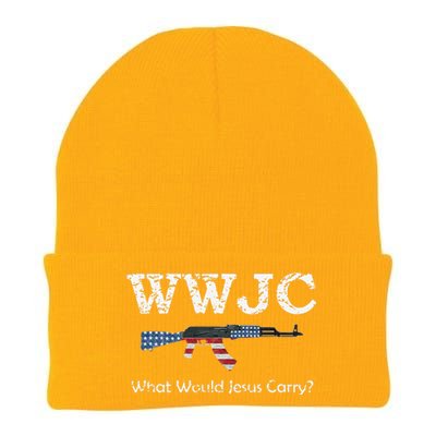 Funny What Would Jesus Carry Pro Gun 2nd Amendment Knit Cap Winter Beanie