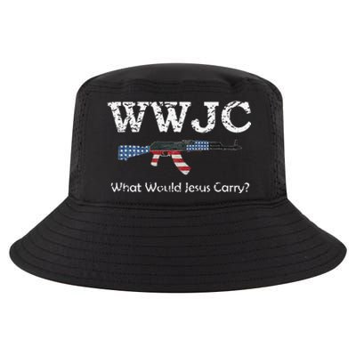 Funny What Would Jesus Carry Pro Gun 2nd Amendment Cool Comfort Performance Bucket Hat