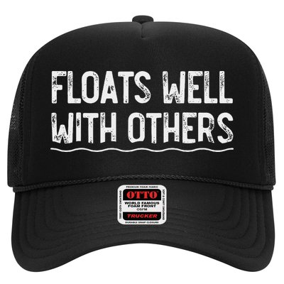 Floats Well With Others Funny Summer Tubing Fun Hat