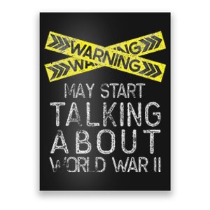 Funny World War Two History Teacher Historian History Poster